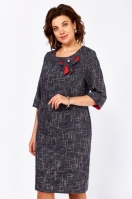 Платье 2063/серое Мода-Версаль